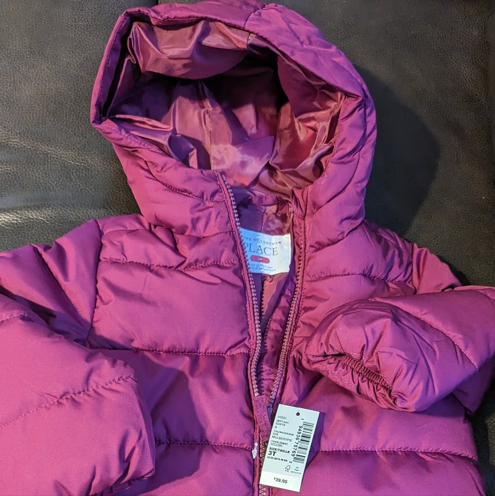 Toddler puffer coat